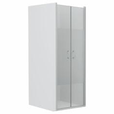 Vidaxl Sprchové dvere polopriehľadné ESG 80x185 cm