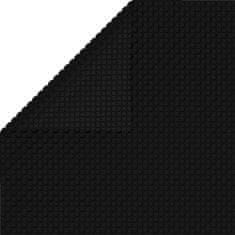 Vidaxl Bazénová plachta, čierna 549x274 cm, PE