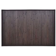Vidaxl Tmavo hnedá kúpeľňová predložka z bambusu 60 x 90 cm