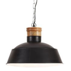 Vidaxl Industriálna závesná lampa 42 cm, čierna E27