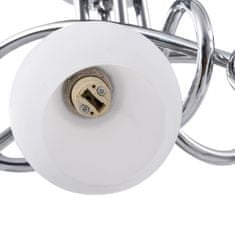 Vidaxl Stropná lampa s okrúhlymi keramickými tienidlami 4 žiarovky G9