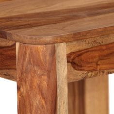 Vidaxl 5-dielna barová súprava sheeshamové drevo 115x56x107 cm
