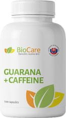 BioCare Guarana + kofeín - 100 kapsúl