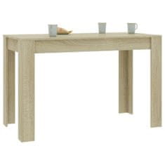 Vidaxl Jedálenský stôl dub sonoma 120x60x76 cm drevotrieska
