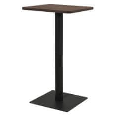 Vidaxl Bistro stolík, farba tmavého jaseňa 50x50x107 cm