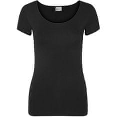 Vero Moda Dámske tričko VMMAXI Regular Fit 10148254 Black (Veľkosť S)