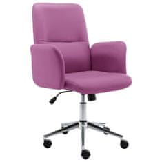 Vidaxl Kancelárska stolička umelá koža fialová