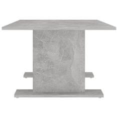 Vidaxl Konferenčný stolík betónový sivý 103,5x60x40 cm drevotrieska