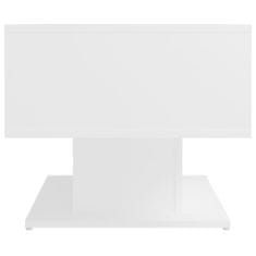 Vidaxl Konferenčný stolík biely 103,5x50x44,5 cm drevotrieska