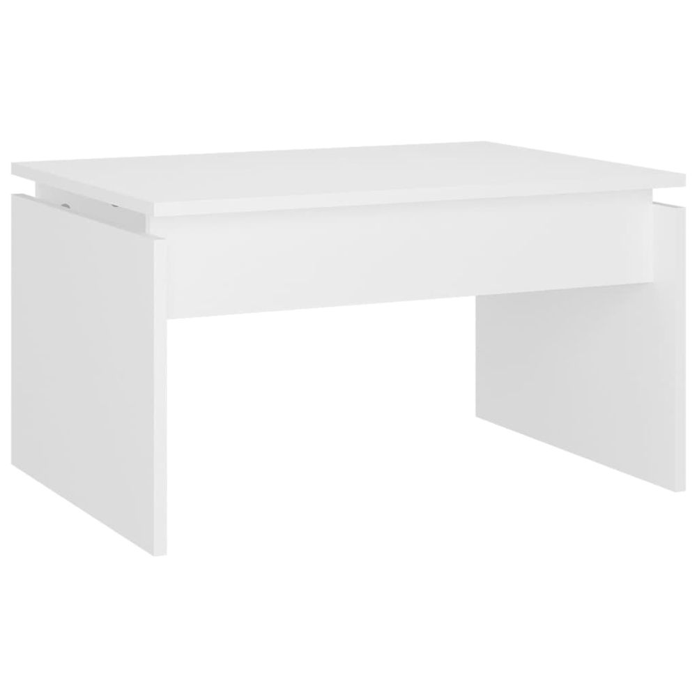 Vidaxl Konferenčný stolík biely 68x50x38 cm drevotrieska