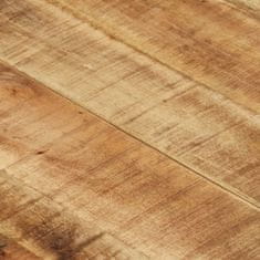 Vidaxl Stolová doska 120x60x(1,5-1,6) cm surové mangové drevo