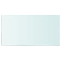 Vidaxl Poličkový panel z priehľadného skla, 40x25 cm