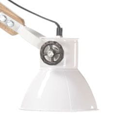 Petromila vidaXL Nástenná lampa, industriálny štýl, biela, okrúhla E27