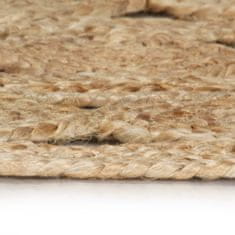 Petromila vidaXL Ručne vyrobený koberec z pletenej juty 180 cm