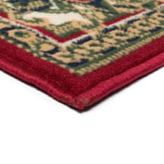 Vidaxl Orientálny koberec 120x170 cm, červený/béžový