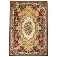 Vidaxl Orientálny koberec 120x170 cm, červený/béžový