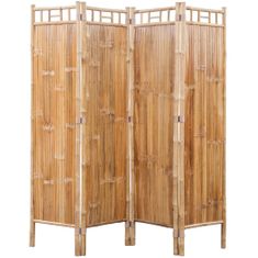 Vidaxl 4-panelový bambusový paraván