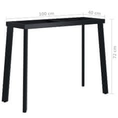 Vidaxl Stolové nohy na jedálenský stôl, rám v tvare V 100x40x72 cm