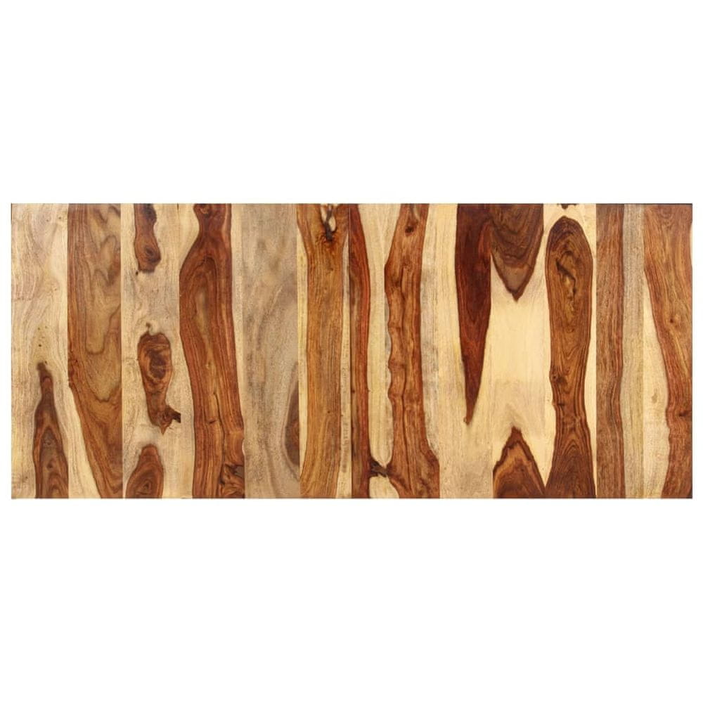 Petromila vidaXL Stolová doska 140x60x(2,5-2,7) cm masívne mangovníkové drevo