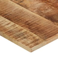 Vidaxl Stolová doska 120x60x(1,5-1,6) cm surové mangové drevo