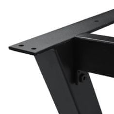 Vidaxl Stolové nohy na jedálenský stôl, rám v tvare X 200x80x72 cm