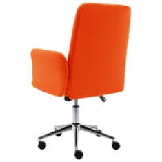 Vidaxl Kancelárska stolička umelá koža oranžová