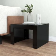 Vidaxl Konferenčný stolík čierny 50x50x35 cm drevotrieska