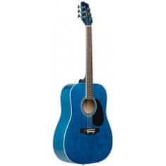 Stagg SA20D BLUE, akustická gitara typu Dreadnought