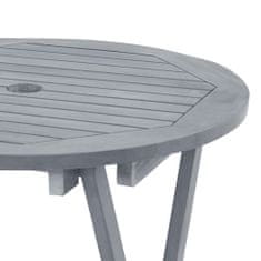 Vidaxl Skladací záhradný stôl 60x75 cm masívne akáciové drevo