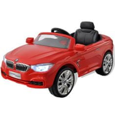 Vidaxl Červené autíčko BMW na batériu s diaľkovým ovládačom
