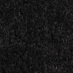 Vidaxl Rohožka z kokosového vlákna, 17 mm, 190x200 cm, čierna