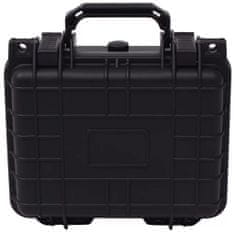 Vidaxl Ochranný kufrík na náradie, 27 x 24.6 x 12.4 cm, čierny