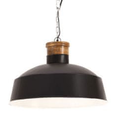 Vidaxl Industriálna závesná lampa 58 cm, čierna E27