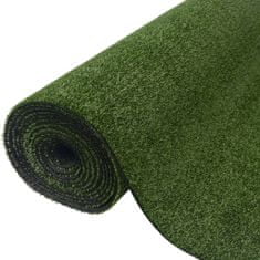 Petromila vidaXL Umelý trávnik 1,5x10 m/7-9 mm, zelený