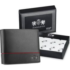 ZAGATTO Pánska peňaženka ZG-N992-F5 RFID BLACK-RED