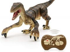 Rastar RC dinosaurus VELOCIRAPTOR II. - hnědý