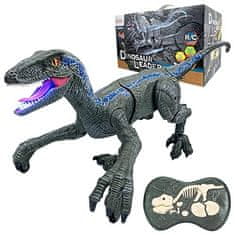 Rastar RC dinosaurus VELOCIRAPTOR II. - šedý