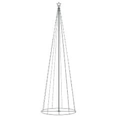 Vidaxl Vianočný stromček, kužeľ, 330 LED, teplé biele svetlo 100x300cm