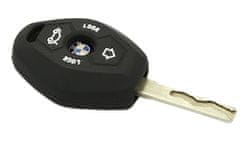 UNI Silikónový obal na kľúčik BMW 3 5 7 X3 X5 Z3 Z4 Series E38 E39 E46 E83 1998-2005 čierny 