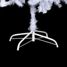 Vidaxl Umelý vianočný stromček s LED a sadou gulí 210 cm 910 vetvičiek