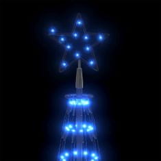 Vidaxl Vianočný stromček kužeľ modré svetlo 330 LED 100x300 cm