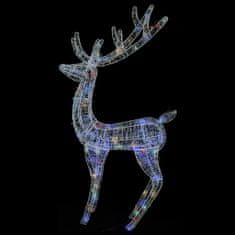 Vidaxl XXL Akrylové vianočné soby 250 LED 2 ks 180 cm viacfarebné