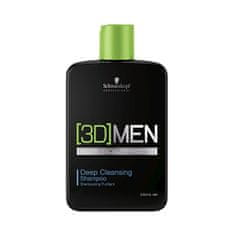 Schwarzkopf Prof. Hĺbkovo čistiaci šampón pre mužov 3D (Deep Cleansing Shampoo) (Objem 250 ml)