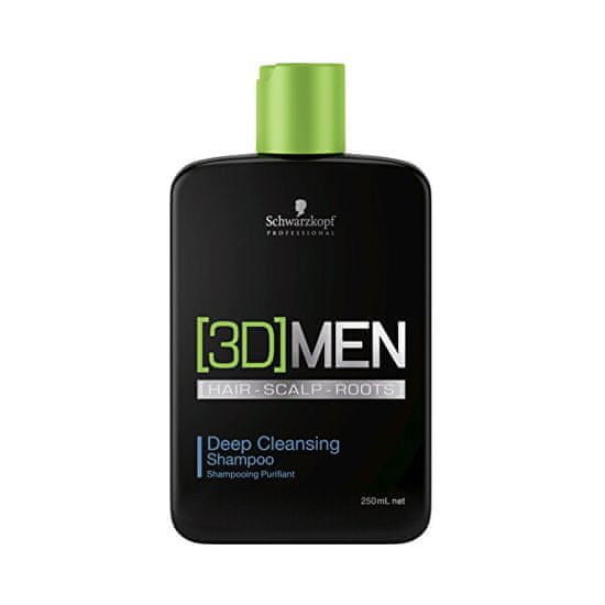 Schwarzkopf Prof. Hĺbkovo čistiaci šampón pre mužov 3D (Deep Cleansing Shampoo)