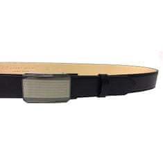 Penny Belts Pánsky kožený spoločenský opasok 35-020-A11 black (Dĺžka opasku 105 cm)