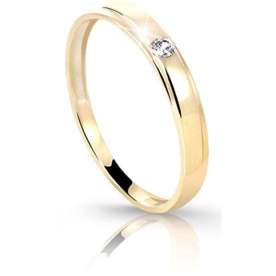 Cutie Diamonds Prsteň zo žltého zlata s briliantom DZ6707-1617-00-X-1
