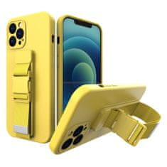 FORCELL puzdro na mobil s popruhem Rope Case Samsung Galaxy S21 5G , žltá, 9145576218754