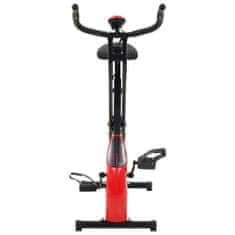 Vidaxl Magnetický rotopéd X-Bike s meraním pulzu, čierna a červená