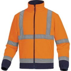 Delta Plus ZENITH pracovné oblečenie - Fluo oranžová-Nám. modrá, 3XL
