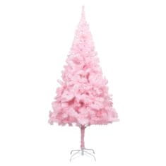 Vidaxl Umelý vianočný stromček s podstavcom ružový 180 cm PVC